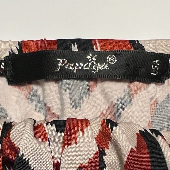 Summer Strapless Midi Boho Dress brown, white, black  Women: size  4-6 - Picture 5 of 11